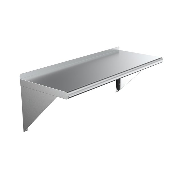 Amgood Stainless Steel Wall Shelf, 48 Long X 16 Deep AMG WS-1648